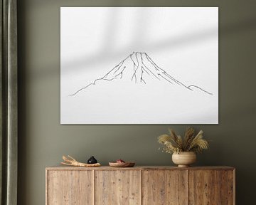 Mount Fuji by beangrphx Illustration and paintings
