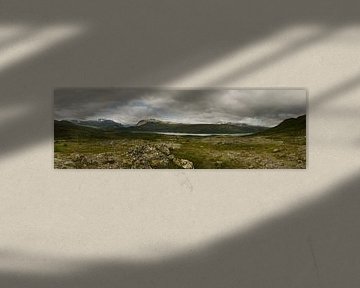 Panoramisch zicht op Jotunheimen, Noorwegen.