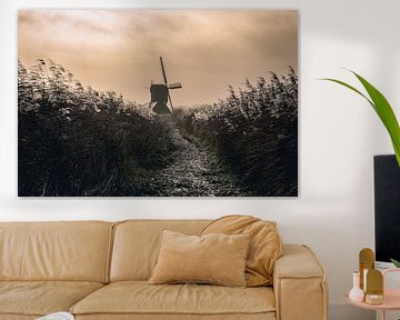 Windmühle Kinderdijk von Sonny Vermeer