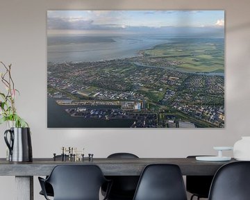 Luchtfoto Terneuzen van Dennie Vercruijsse