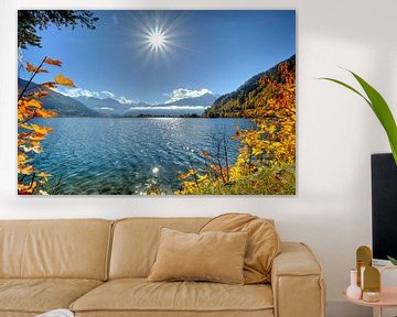 De Zeller See in herfstkleuren van Roith Fotografie