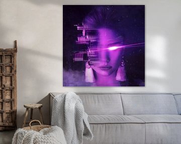 Neon Vision: Verschmelzung von Mensch und Metropole