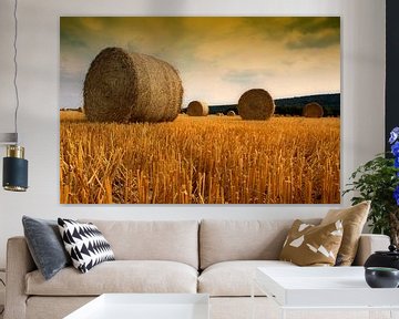 Straw bales by Riccardo Franke