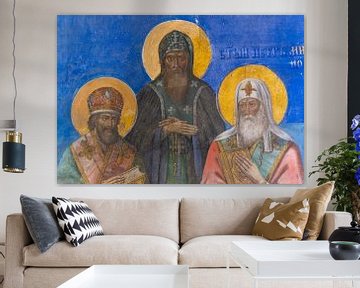 Fresko der Heiligen Drei Könige in Russland