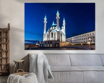Moskee in Kazan, Rusland van Daan Kloeg
