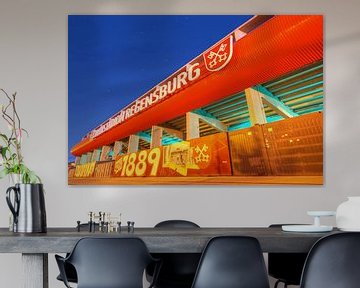 Jahnstadion Regensburg im Sternenhimmel von Roith Fotografie
