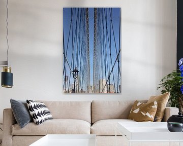 Brooklyn Bridge symmetrie van Brenda van der Hoek