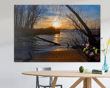 Sunrise at River Beach sur Leo Huijzer