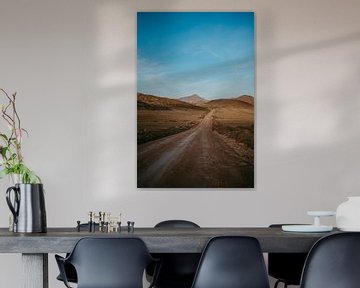 Roadtrip wanderlust | Photoprint dirtroad South of Spain by sonja koning