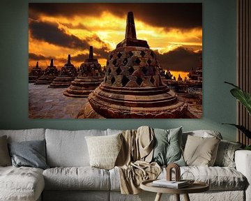 Borobudur by Henk Langerak