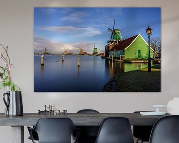 Zaanse Schans mills by Wil Crooymans