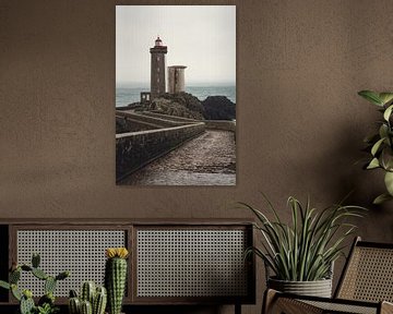 Leuchtturm an der französischen Küste von Delano Balten
