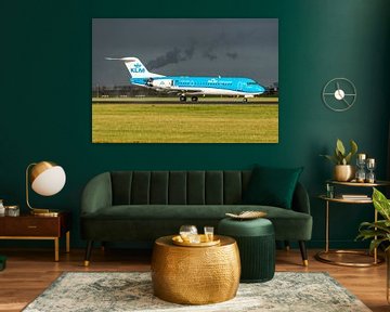 Aviation History. A KLM Fokker 70. by Jaap van den Berg