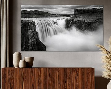 The Dettifoss in Black and White by Henk Meijer Photography