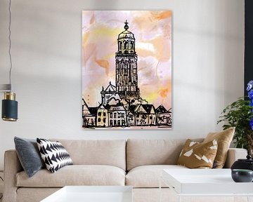 Deventer Tower by Janet Edens