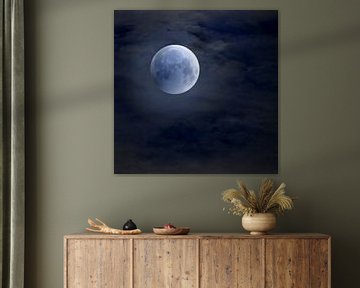 Blauer Mond von Alie Ekkelenkamp