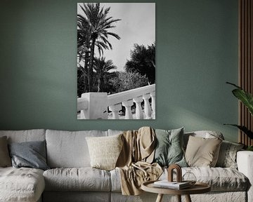 Mediterraan paradijs in zwart wit van Studio Seeker