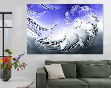 Fractale organique et colorée - Art mathématique