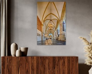Interieur Sint Bavo kerk in Haarlem van Foto Amsterdam/ Peter Bartelings