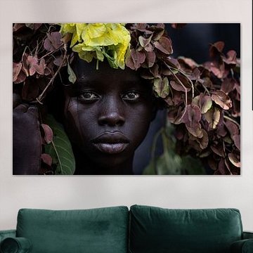 Junge vom Surma Stamm