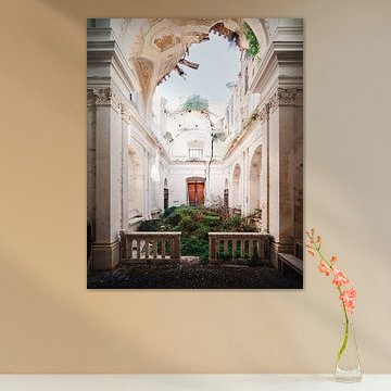 Abandoned Church with Crack.