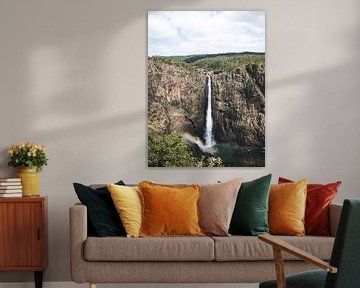 Wallaman Falls in een natuurgebied in Queensland, Australië van Amber Francis