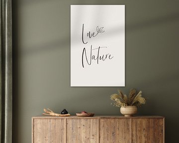 Love nature - minimalist by Melanie Viola