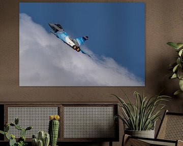 De Dassault Rafale van het Rafale Solo Display Team voor het airshowseizoen van 2021! van Jaap van den Berg