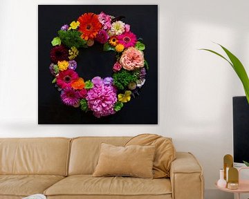 Summer flower wreath by Joyce Dahlmans