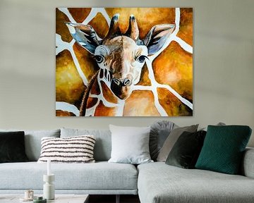 Giraffe von Angelique van den Berg