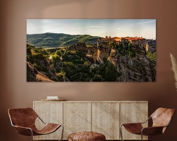 Het klooster Agia Triada (H. Drievuldigheid), Meteora van Ferdinand Mul