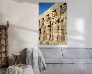 Beelden in de tempel van Amon (Karnak)
