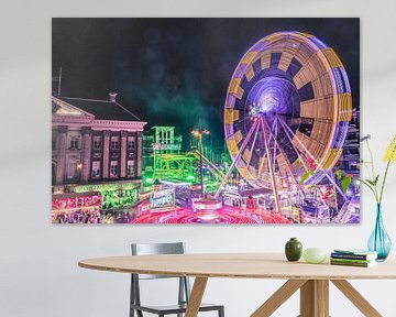 Riesenrad auf dem Messegelände in Groningen von Michel Leertouwer