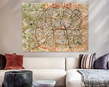 Map of Apeldoorn with the style 'Serene Summer' by Maporia