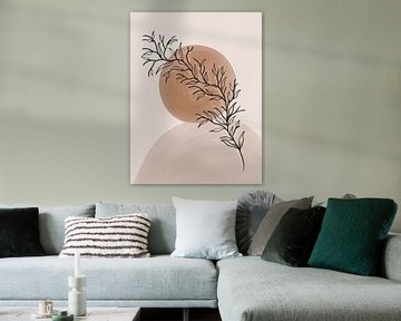 Olive - Moderne minimalistische illustratie tak van Studio Hinte