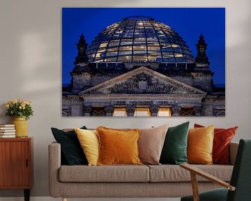 Reichstag koepel bij nacht van Tilo Grellmann | Photography