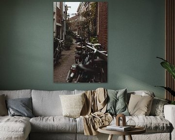 Straatjes van Haarlem | Fine art foto print | Nederland, Europa van Sanne Dost