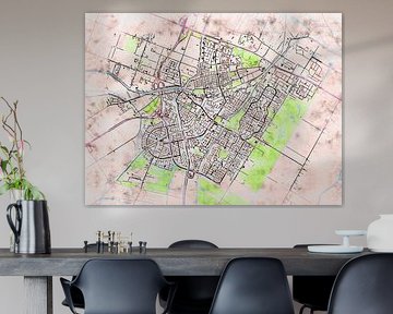 Carte de Purmerend avec le style 'Soothing Spring'