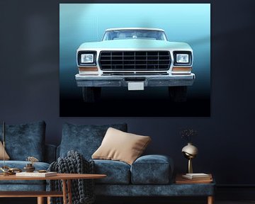 US American classic car F150 Pickup truck 1978 by Beate Gube