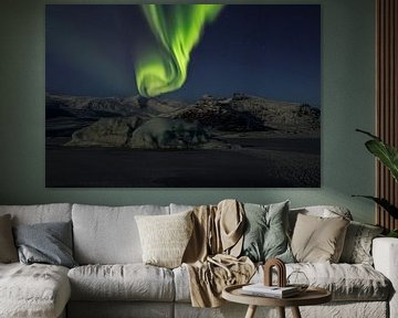 Aurora Borealis in Island, Nordlichter von Gert Hilbink
