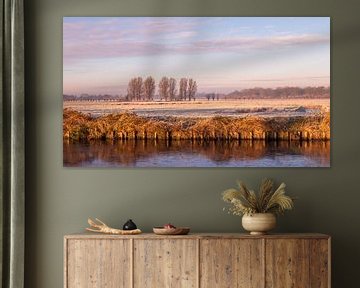 Winter landscape in Drenthe by Marga Vroom