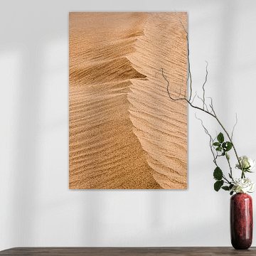 Sand dune in the Great Salt Desert in Iran