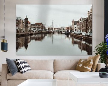 Het Spaarne Haarlem | Fine art foto print | Nederland, Europa van Sanne Dost