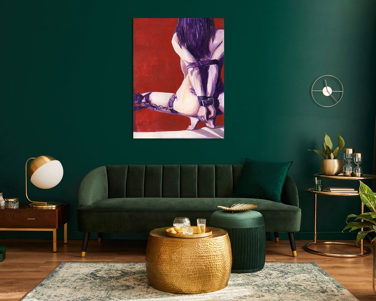 Example of the artwork in a room