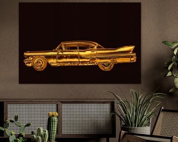 Cadillac in goud van Humphry Jacobs