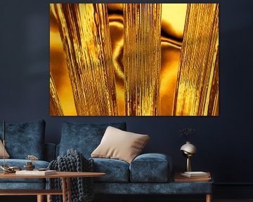 digital adaptation of a palm leaf in gold by Humphry Jacobs