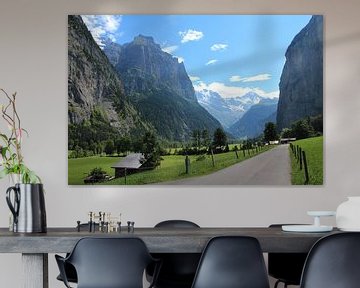 Prachtige Lauterbrunnen Vallei, Zwitserland van Imladris Images