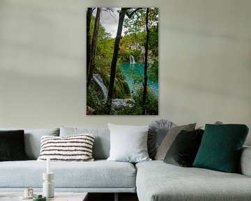 Blick auf die Plitvicer Seen von Claudia Esveldt
