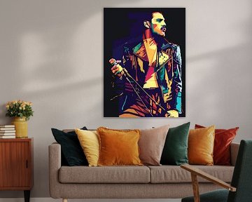 Freddie 4rever Style Pop Art WPAP van SW Artwork