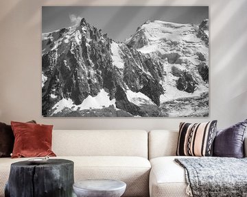 Aiguille du Midi und Mont Blanc du Tacul